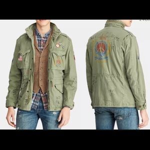 Polo Ralph Lauren Military Peace  Pin M65 Jacket